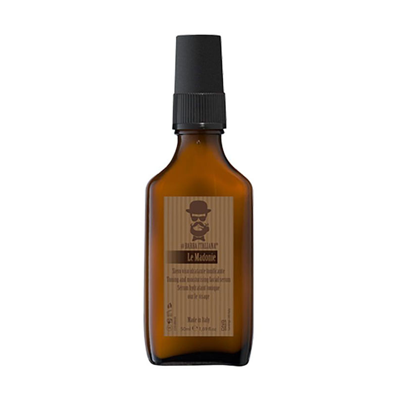 Чоловіча живильна та зволожувальна сироватка для обличчя Barba Italiana Le Madonie Toning And Moisturizing Facial Serum, 50 мл